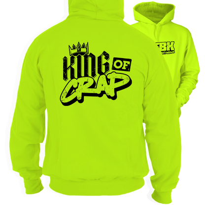 FunBucket Kustoms - King Of Crap - Safety Hi-Vis Hoodie Workwear