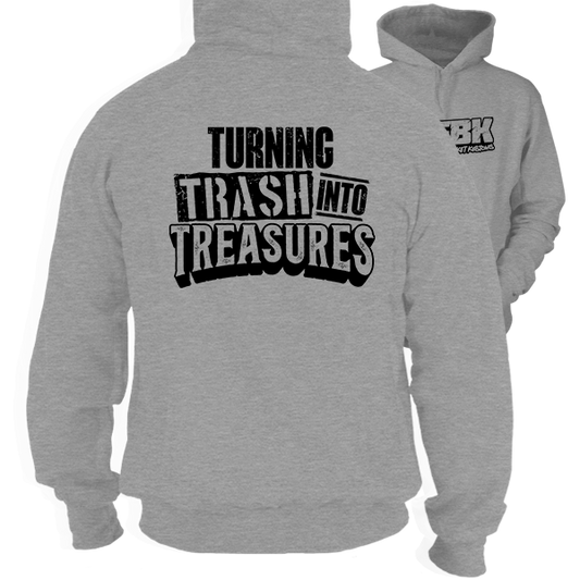 Fun Bucket Kustoms - Trash Into Treasures - Safety Hi-Vis Hoodie Workwear