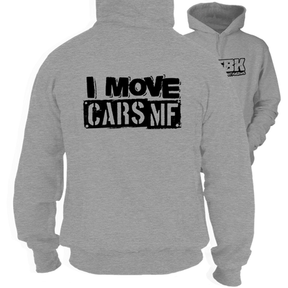 Fun Bucket Kustoms - I Move Cars MF - Safety Hi-Vis Hoodie Workwear