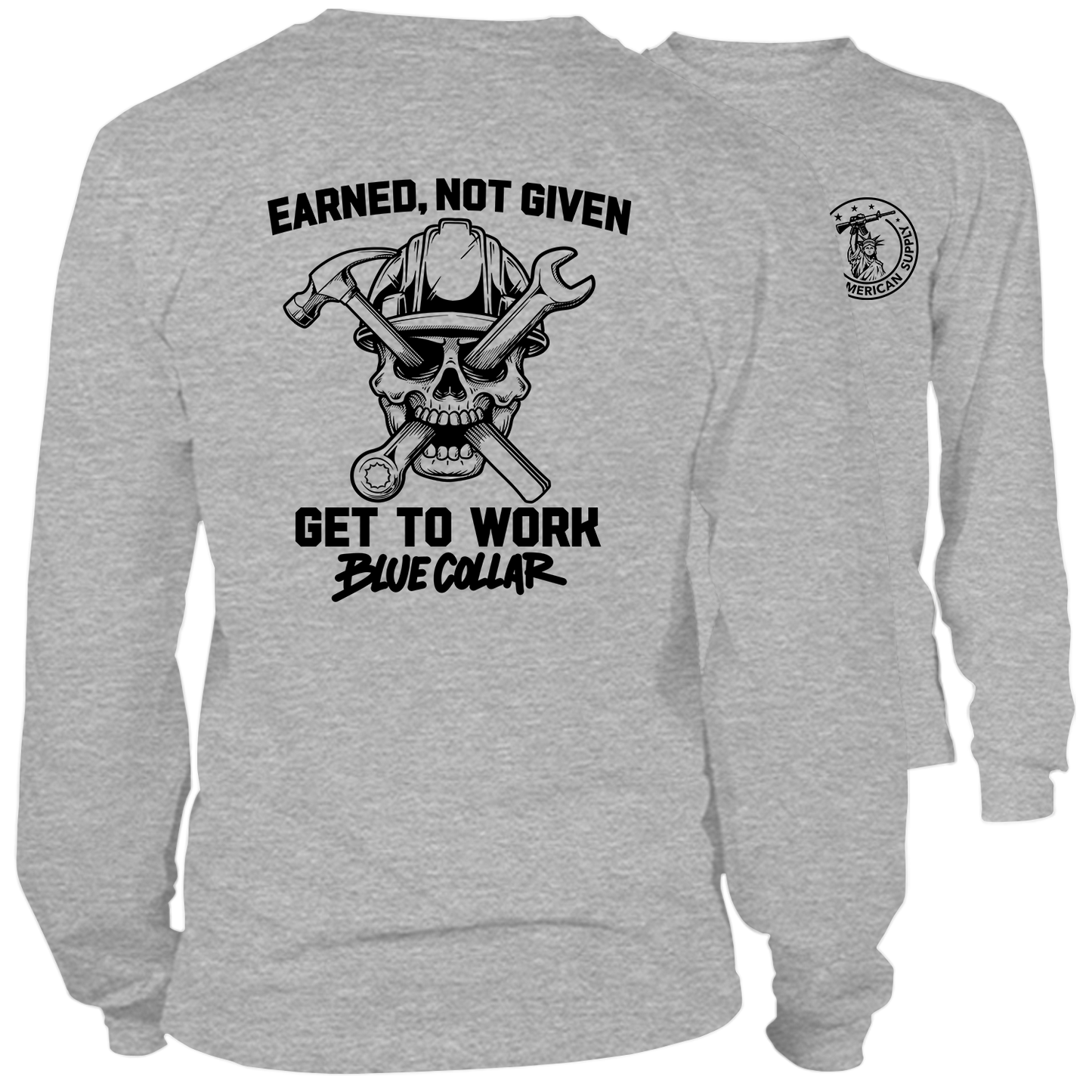 Earned Not Given - Long Sleeve Safety Hi-Vis T-Shirt