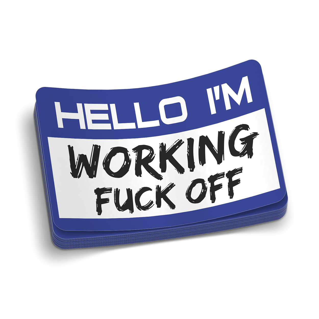 Hello Hard Hat Decal