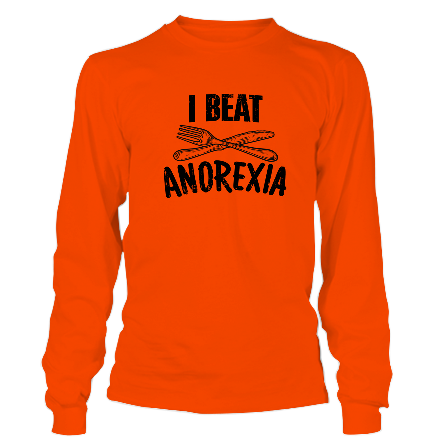 Beat Anorexia - Long Sleeve Safety Hi-Vis T-Shirt