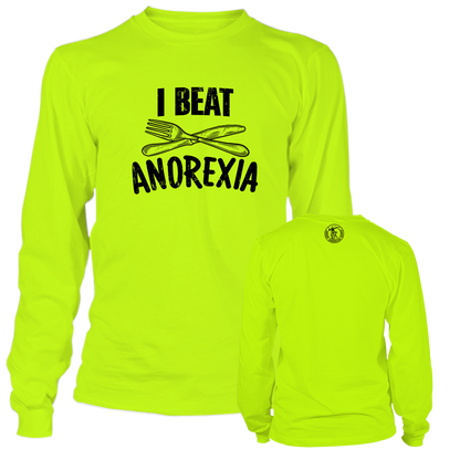 Beat Anorexia - Long Sleeve Safety Hi-Vis T-Shirt