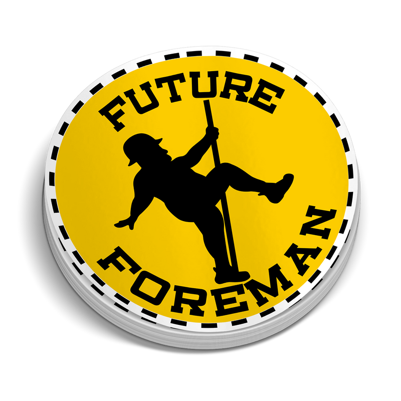 Future Foreman Hard Hat Decal