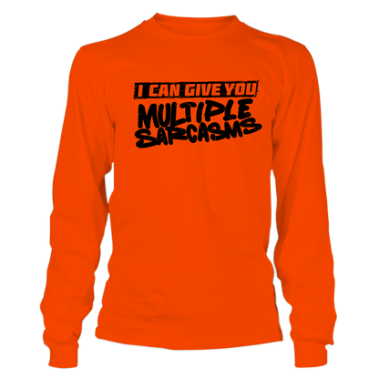 Multiple Sarcasms - Long Sleeve Safety Hi-Vis T-Shirt