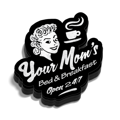 Your Mom Hard Hat Decal