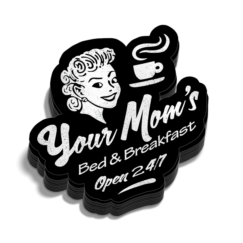 Your Mom Hard Hat Decal