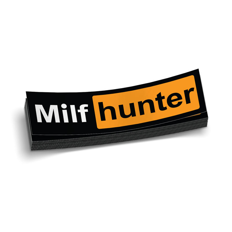 MILF Hunter - Hard Hat Decal