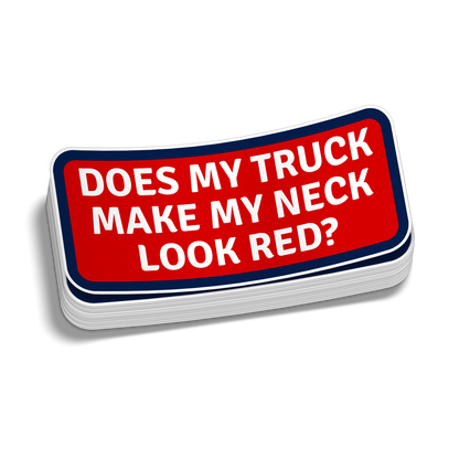 Does My Truck - Hard Hat Decal