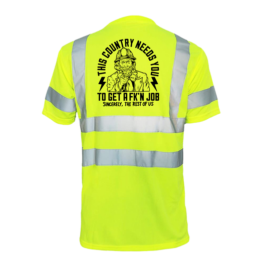 Your Country Needs You - Reflective Safety T-Shirt