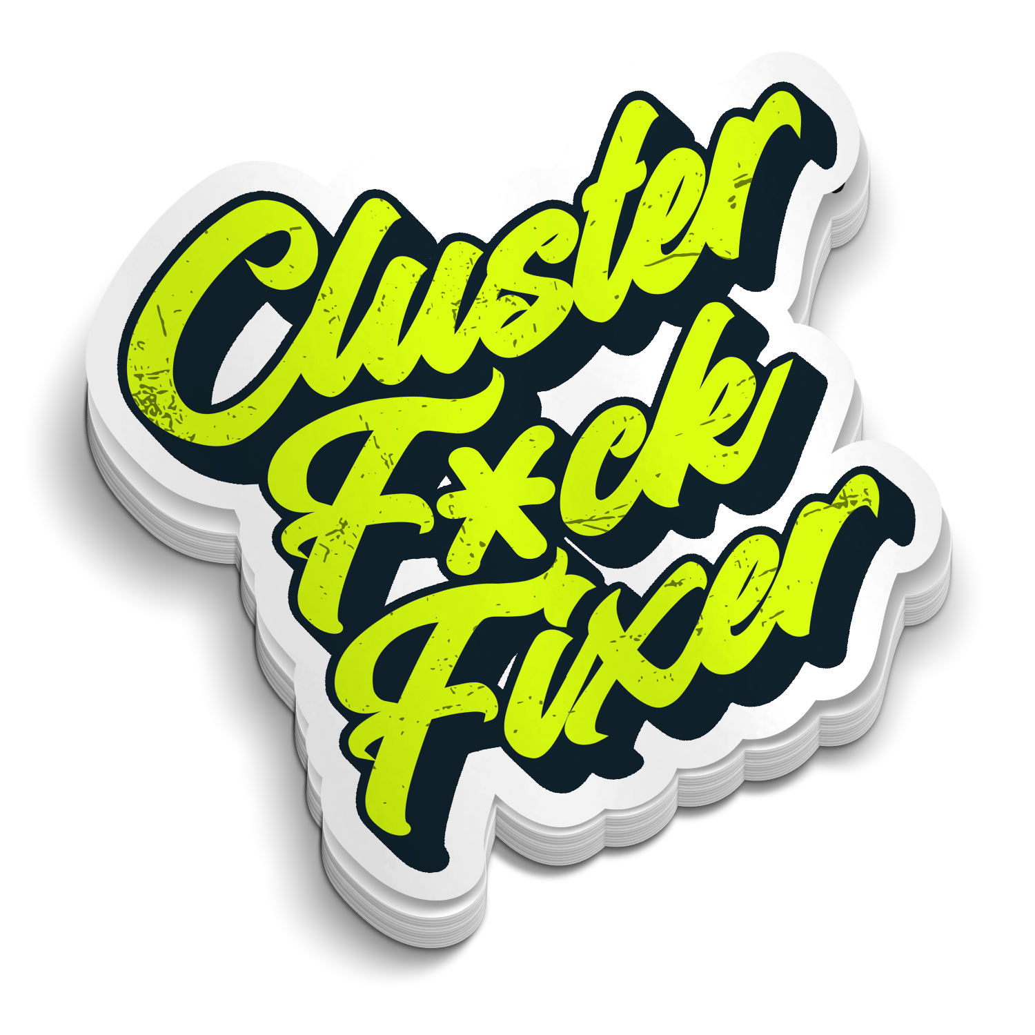 Cluster F*ck Fixer - Hard Hat Decal