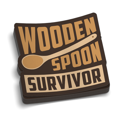 Wooden Spoon Hard Hat Decal