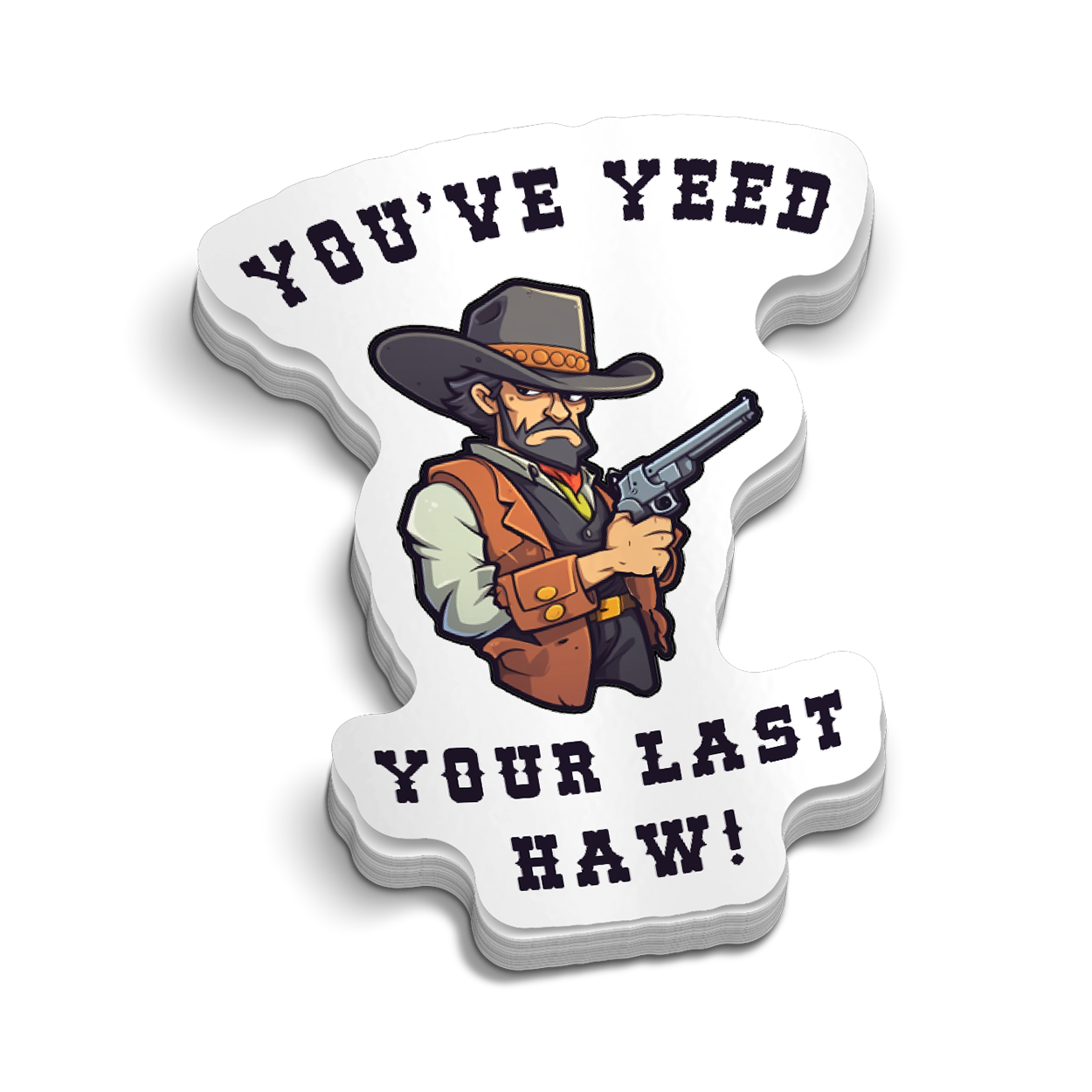 Yee Haw - Hard Hat Decal