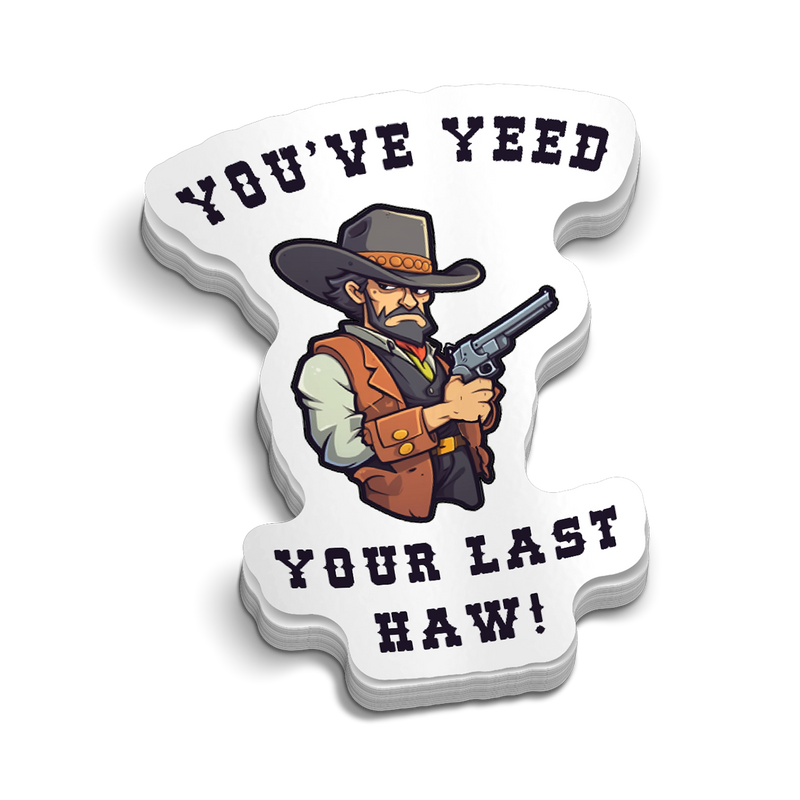 Yee Haw - Hard Hat Decal