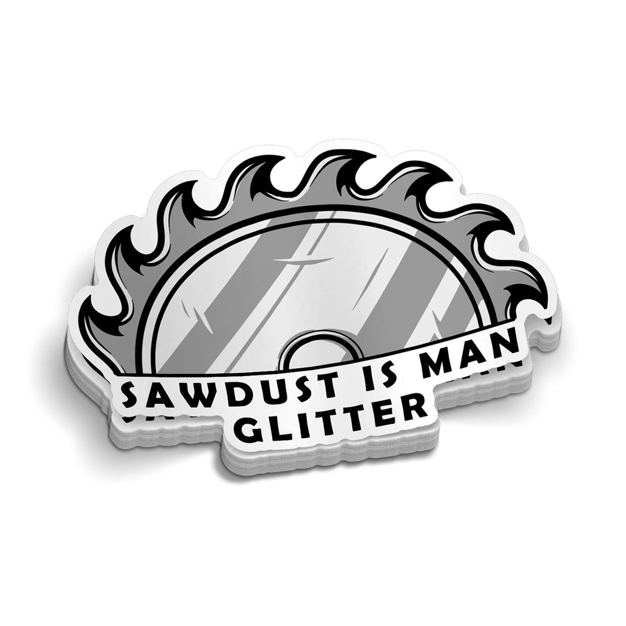 Sawdust - Hard Hat Decal