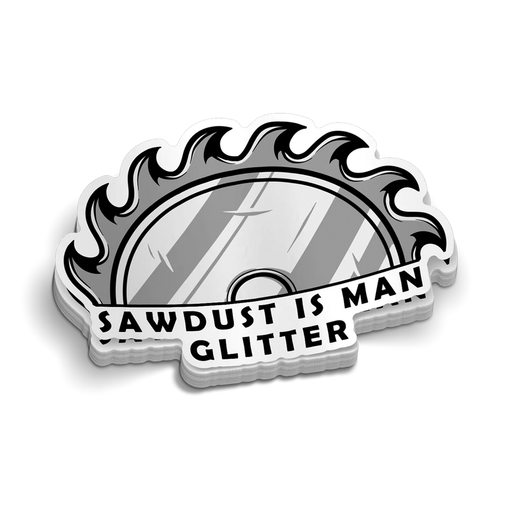 Sawdust - Hard Hat Decal