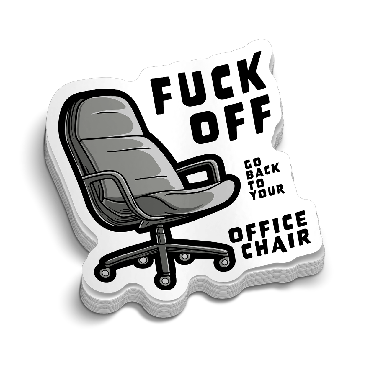 Office Chair - Hard Hat Decal