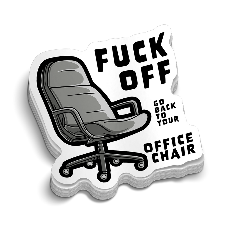 Office Chair - Hard Hat Decal