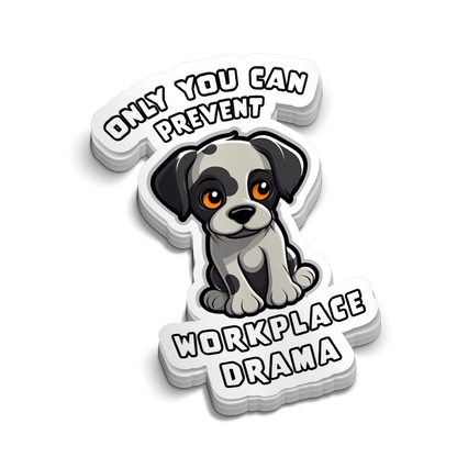 Drama - Hard Hat Decal