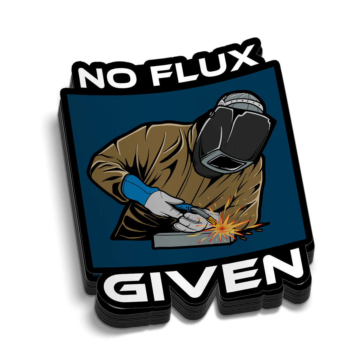 No Flux given - Hard Hat Decal