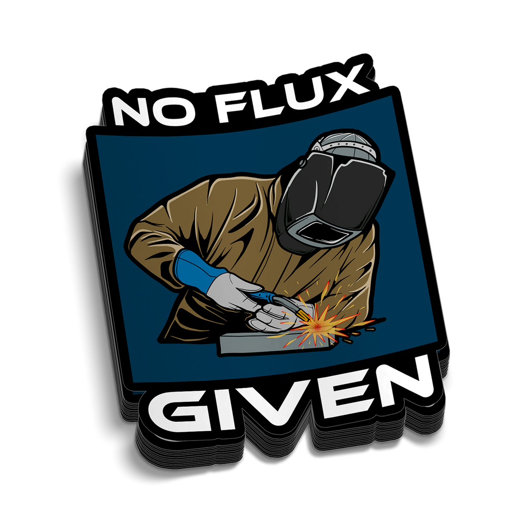 No Flux given - Hard Hat Decal