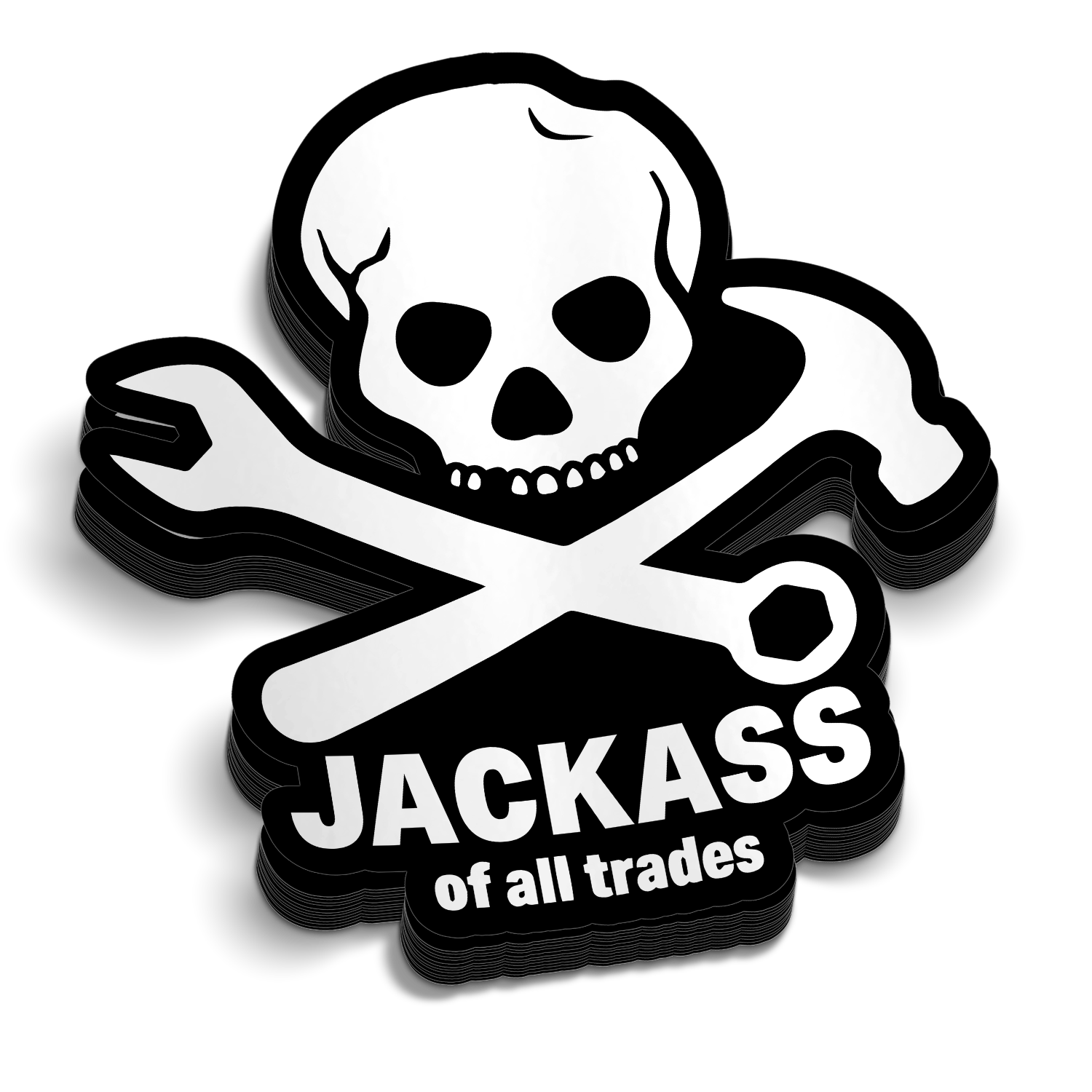 Jackass - Hard Hat Decal