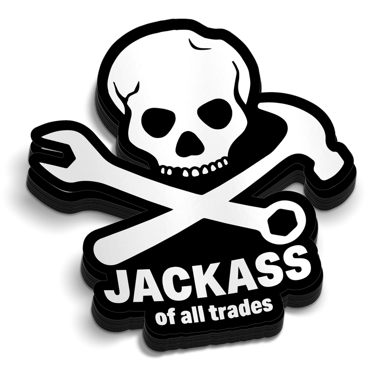 Jackass - Hard Hat Decal