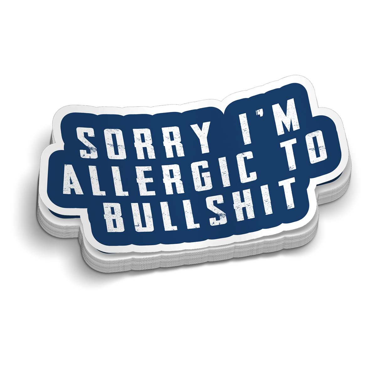 Allergic - Hard Hat Decal