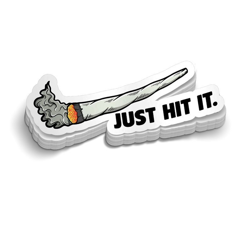 Just Hit It - Hard Hat Decal