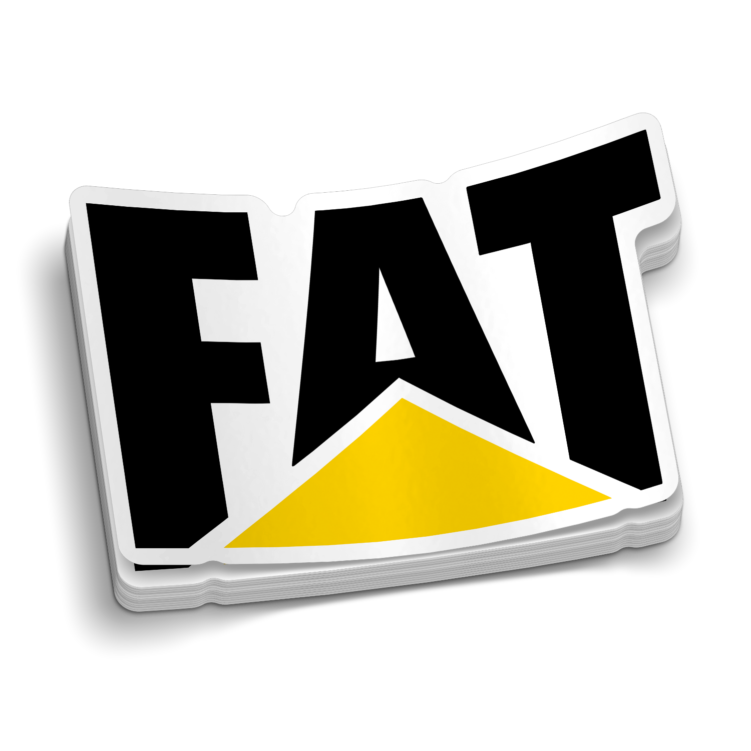 Fat - Hard Hat Decal