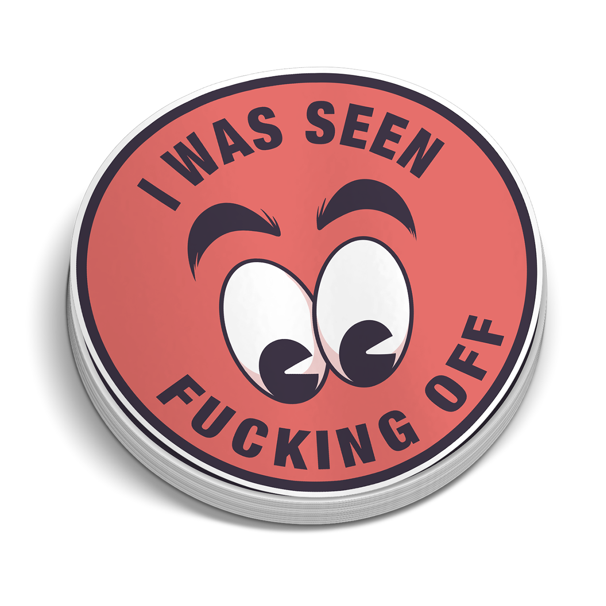 I Was Seen - Hard Hat Decal