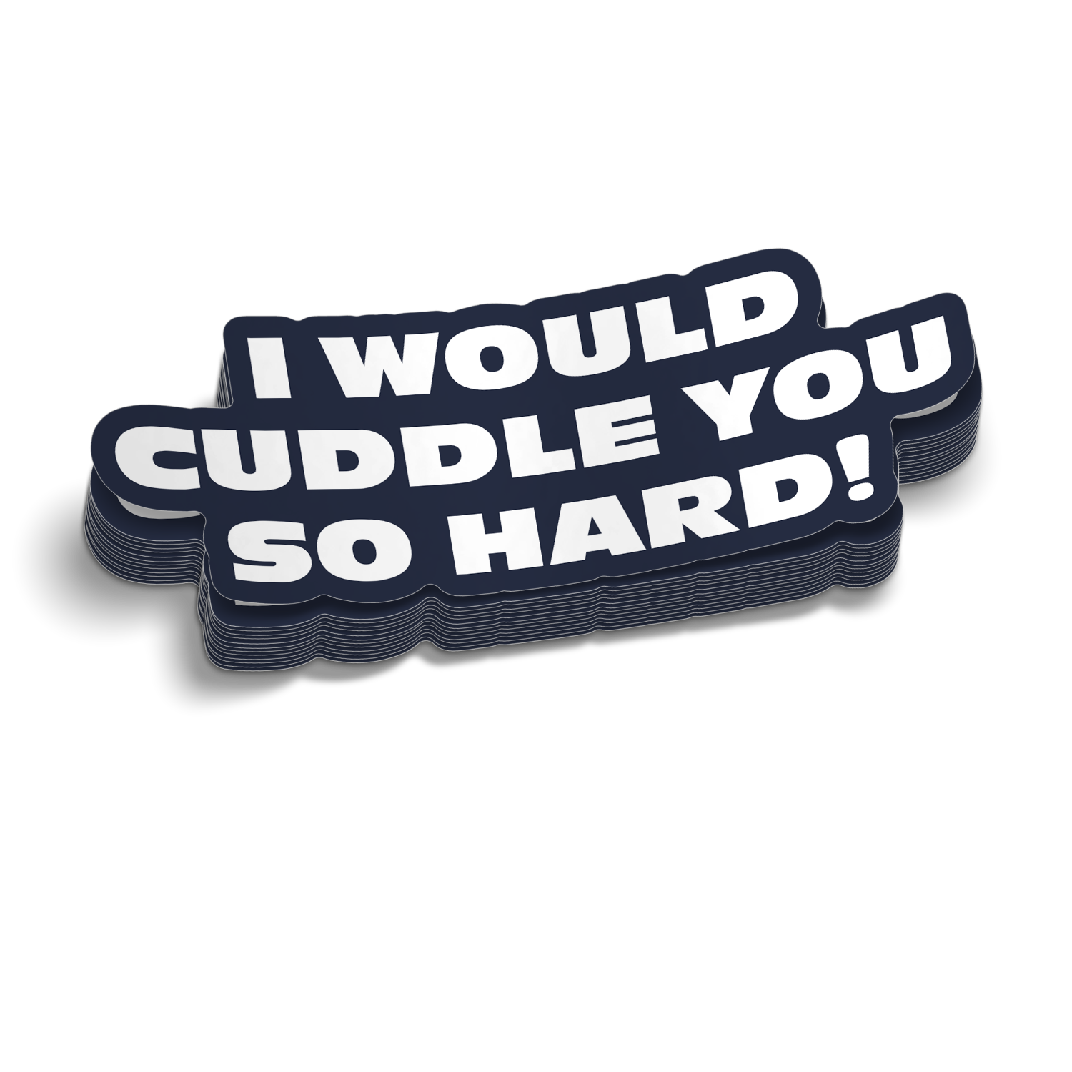 Cuddle - Hard Hat Decal