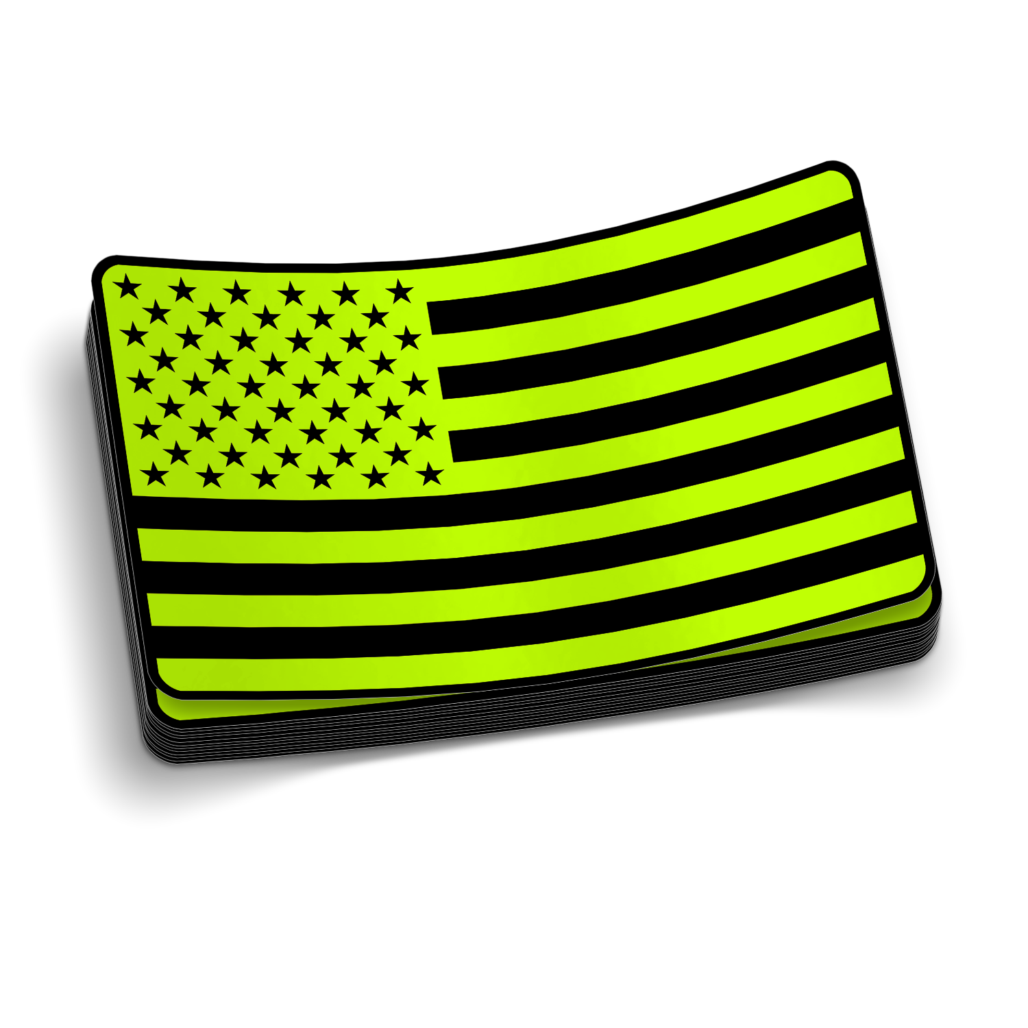 Hi Vis Flag - Hard Hat Decal