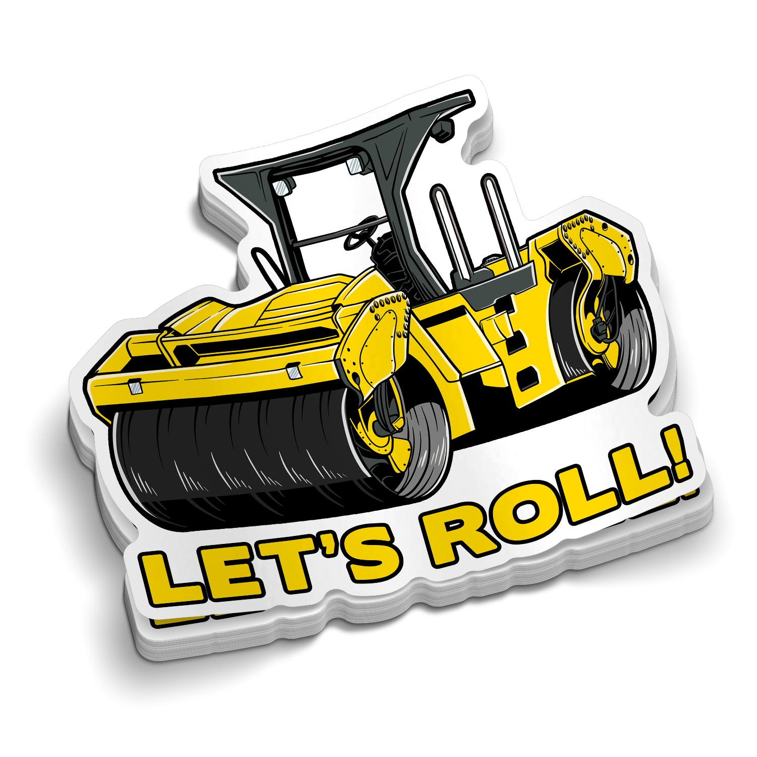 Let's Roll - Hard Hat Decal