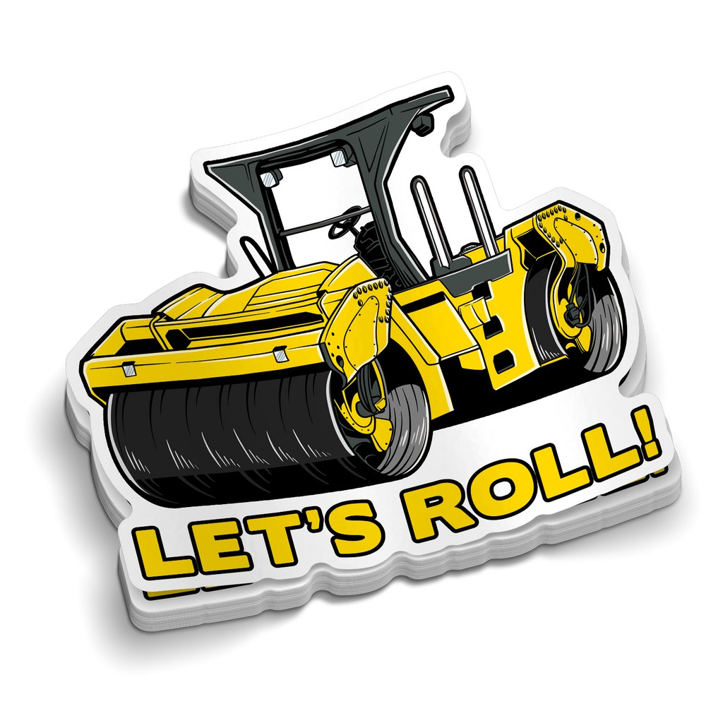 Let's Roll - Hard Hat Decal