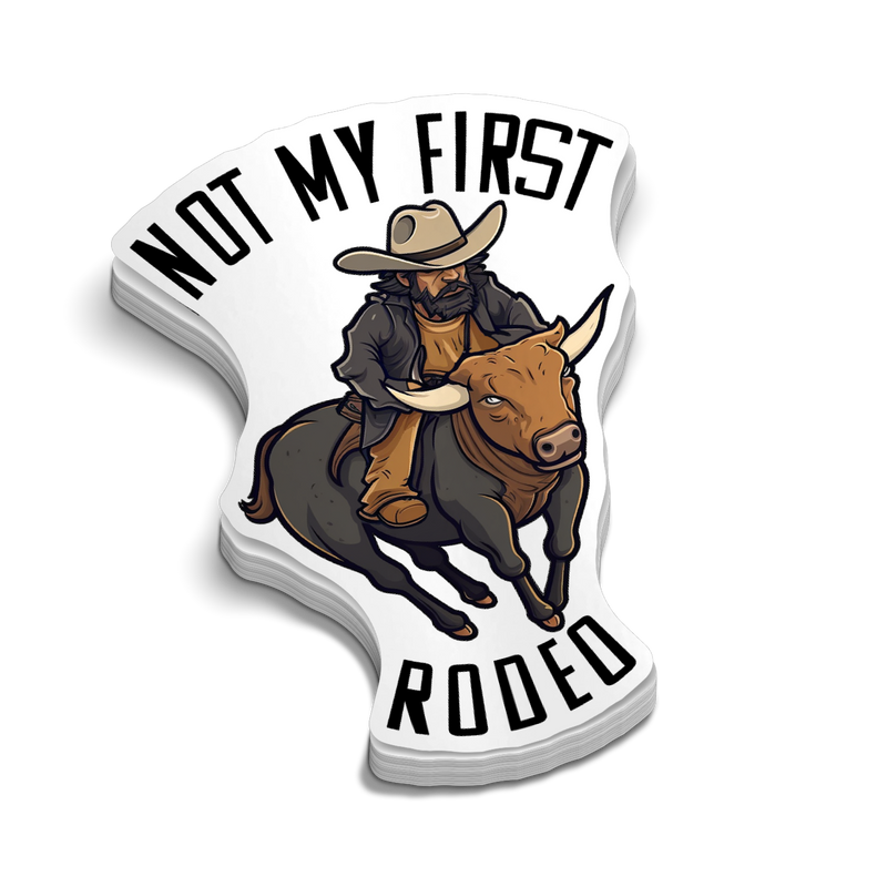 First Rodeo - Hard Hat Decal