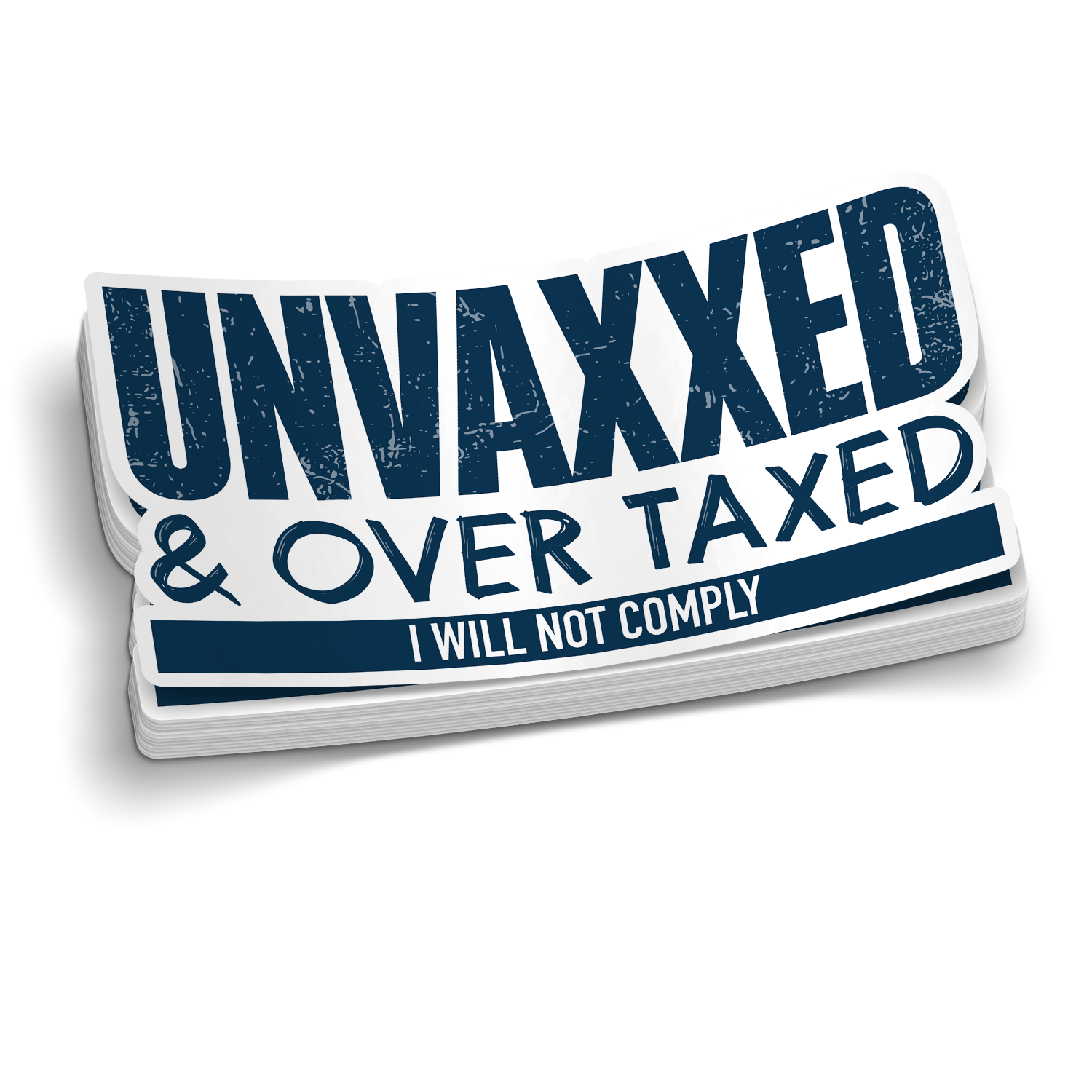 Unvaxxed - Hard Hat Decal