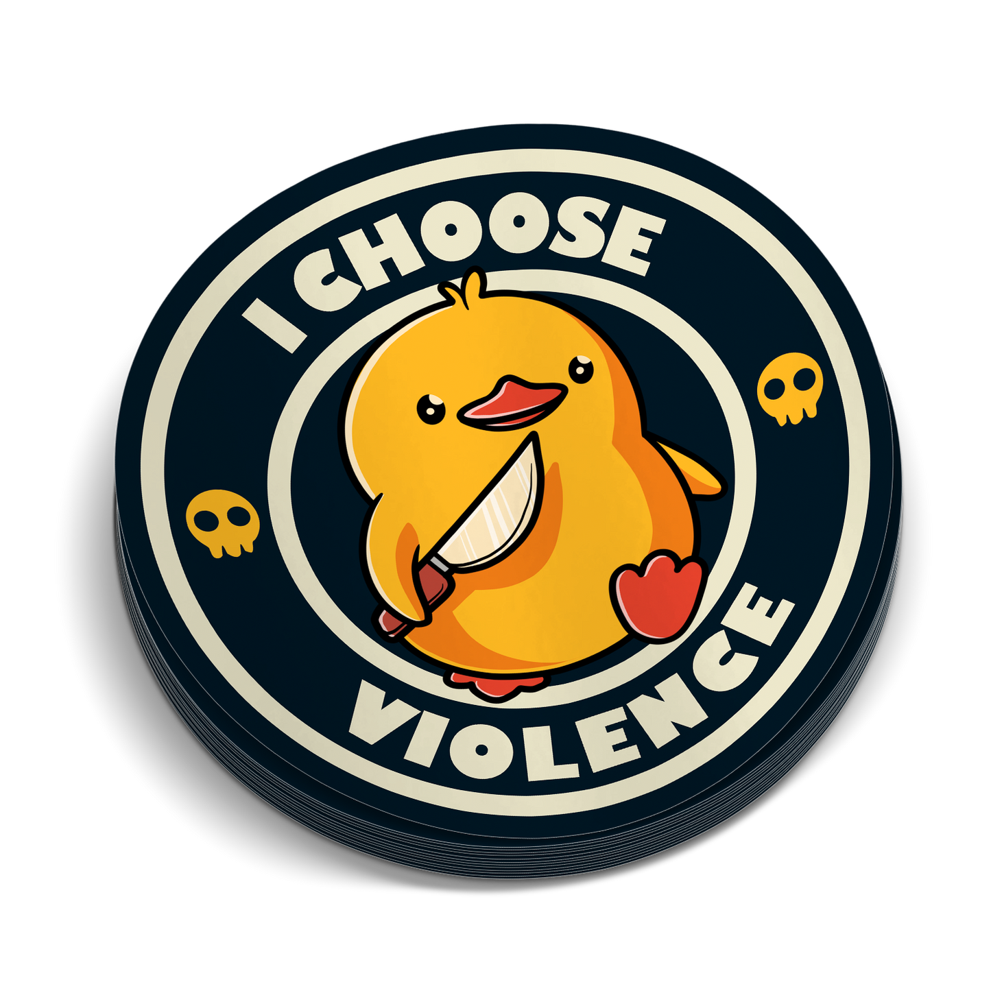 Violence  -  Hard Hat Decal