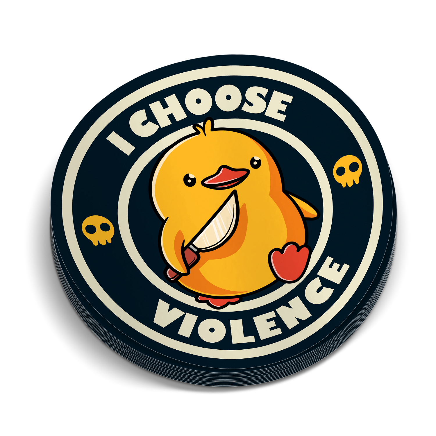 Violence  -  Hard Hat Decal