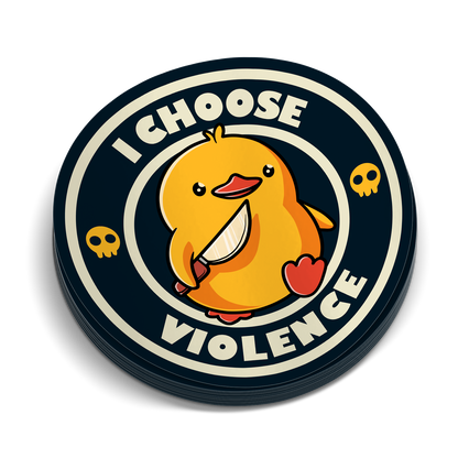 Violence  -  Hard Hat Decal