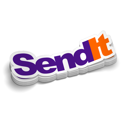 Send It  -  Hard Hat Decal