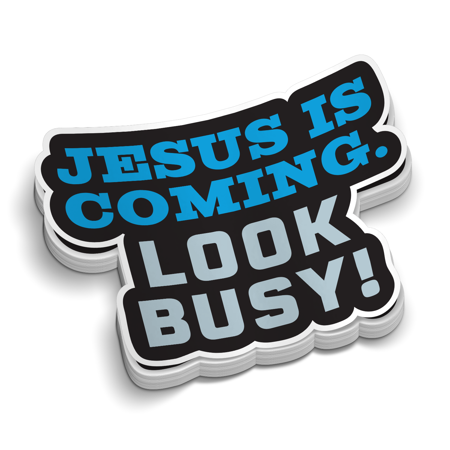 Look Busy -  Hard Hat Decal