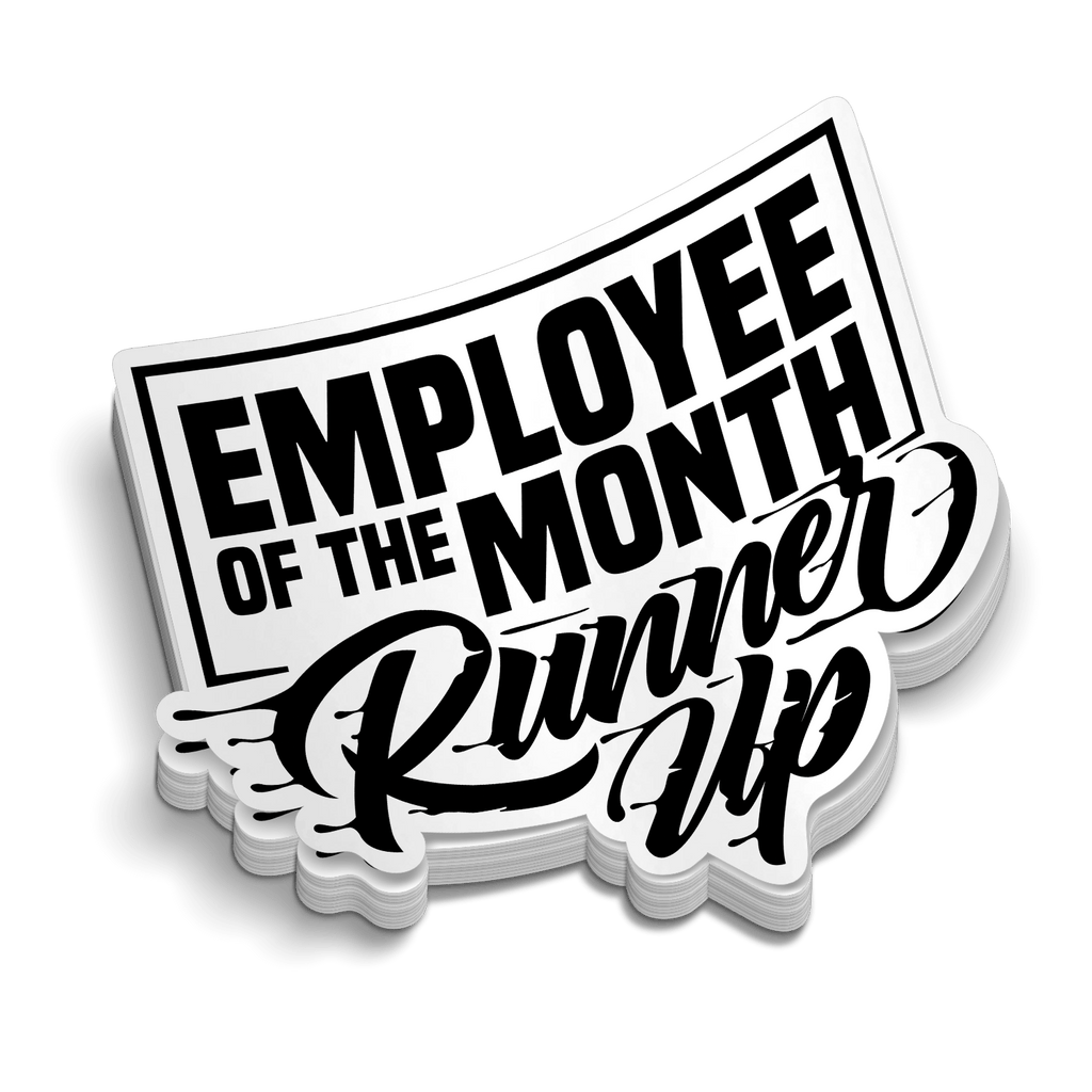 Runner Up Lettering Runner Up - Hard Hat Decal
