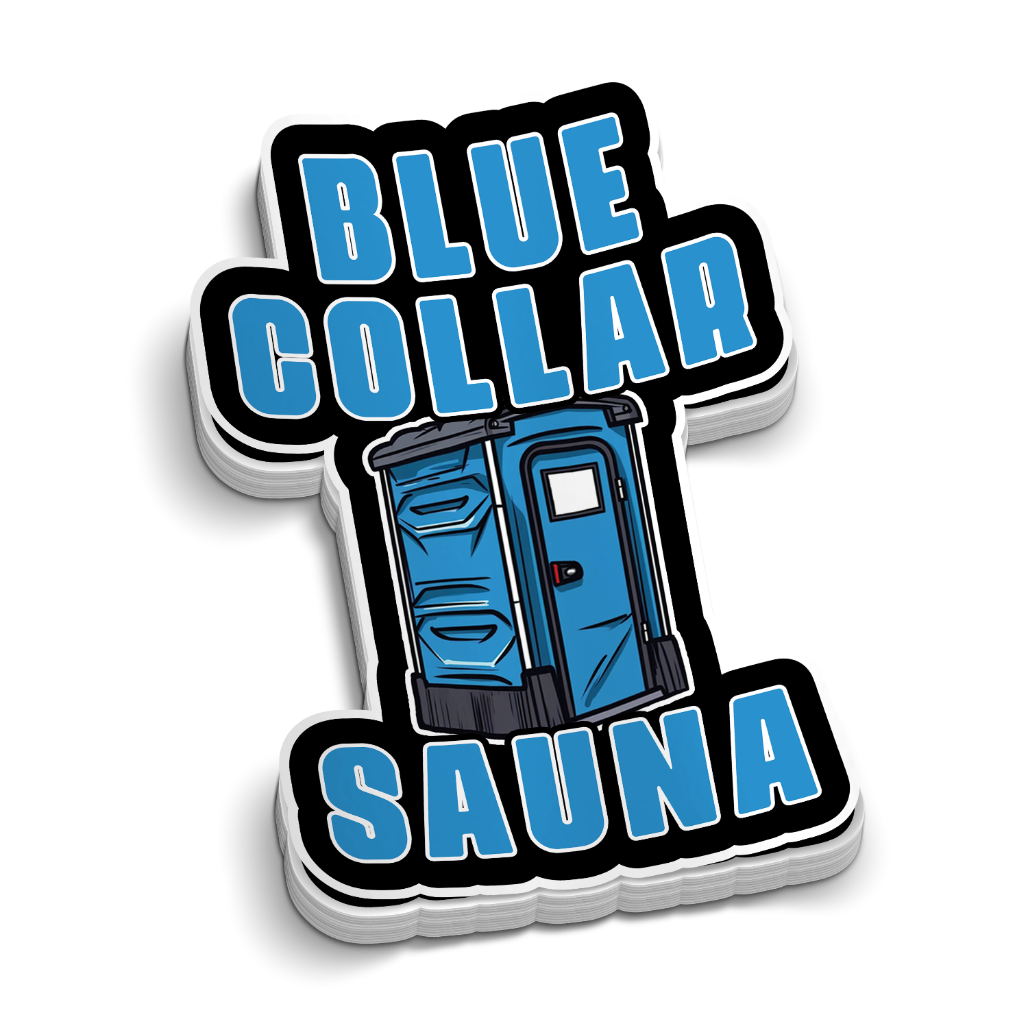 Blue Collar Suana -  Hard Hat Decal