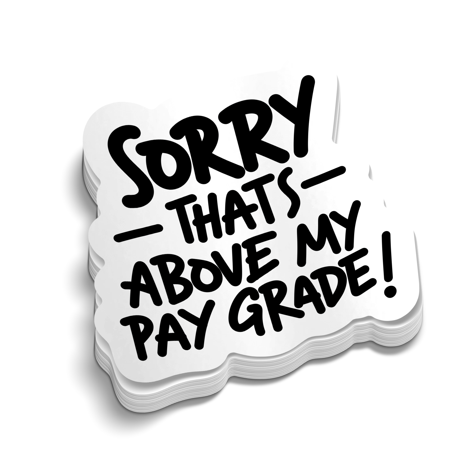 Pay Grade - Hard Hat Decal