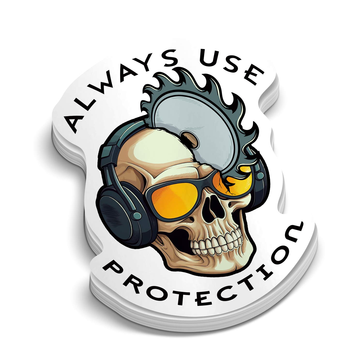 Protection  -  Hard Hat Decal