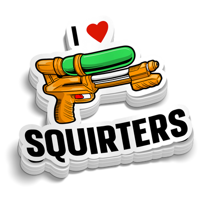 Squirters - Hard Hat Decal