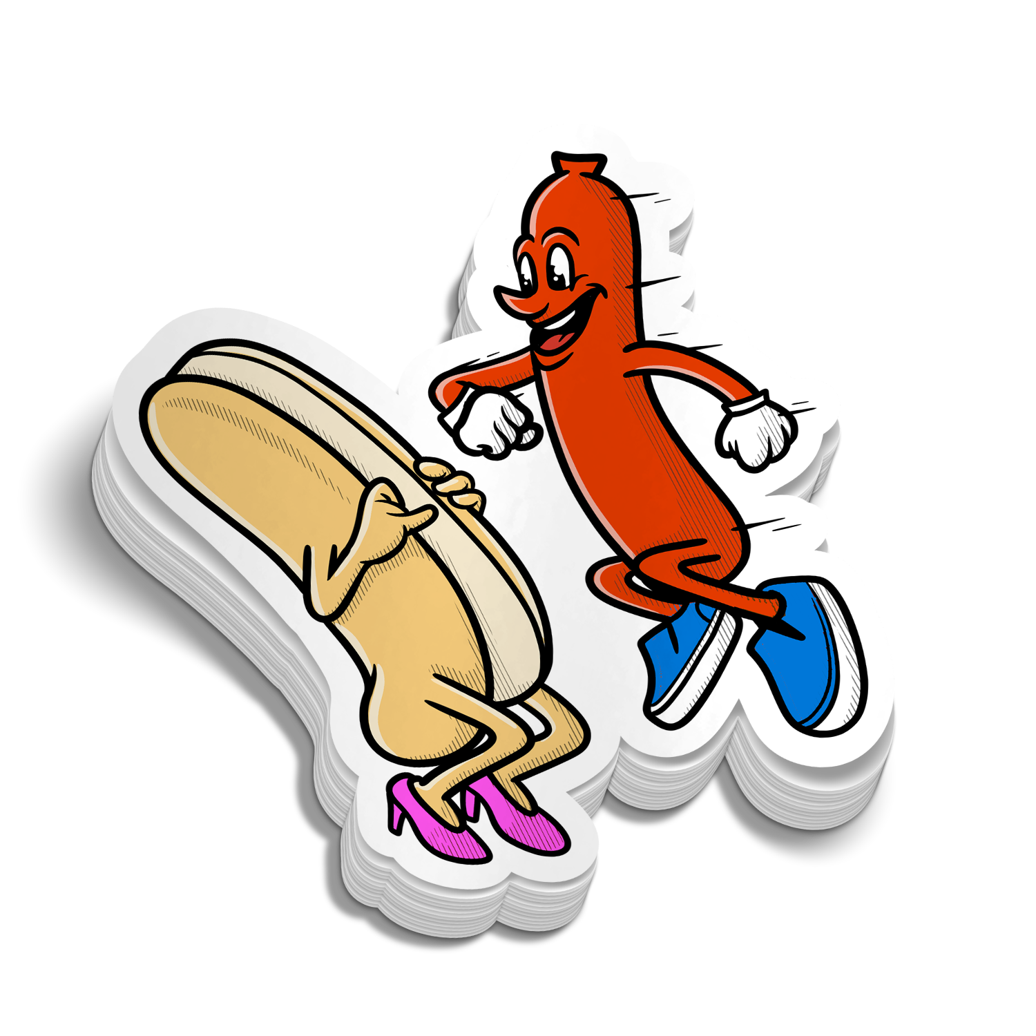 Hot Dog - Hard Hat Decal