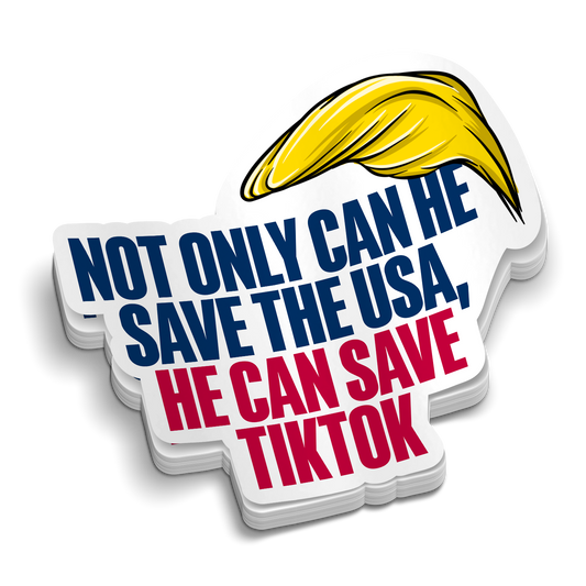 Making TikTok Great - Hard Hat Decal