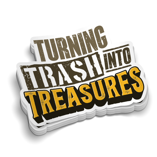 FunBucket Kustoms - Trash Into Treasures Decal